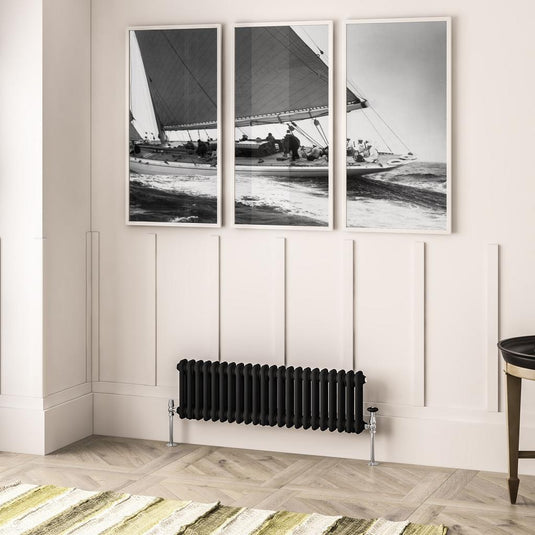 Eastbrook Imperia 2 300 x 1010mm Column Radiator Matt Black | 41.0901