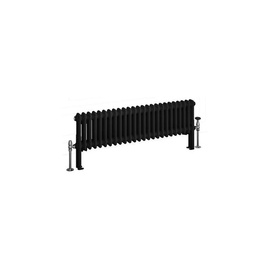 Eastbrook Imperia 2 300 x 1145mm Column Radiator Matt Black | 41.0749