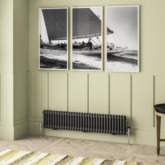 Eastbrook Imperia 2 300 x 1460mm Column Radiator Matt Anthracite | 41.0898