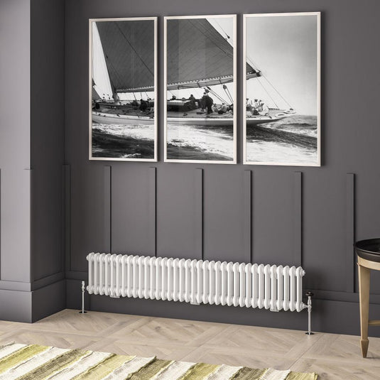 Eastbrook Imperia 2 300 x 1640mm Column Radiator Gloss White | 41.0895