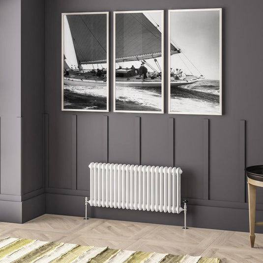 Eastbrook Imperia 2 450 x 1010mm Column Radiator Gloss White | 41.0906