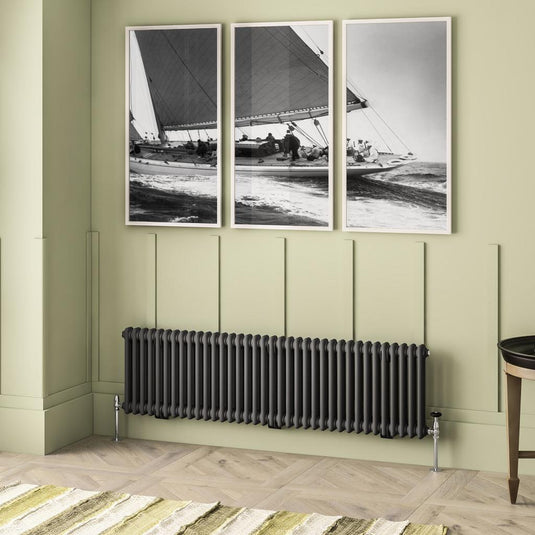 Eastbrook Imperia 2 450 x 1460mm Column Radiator Matt Anthracite | 41.0913