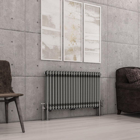 Eastbrook Imperia 2 600 x 1010mm Column Radiator Bare Metal | 41.0937