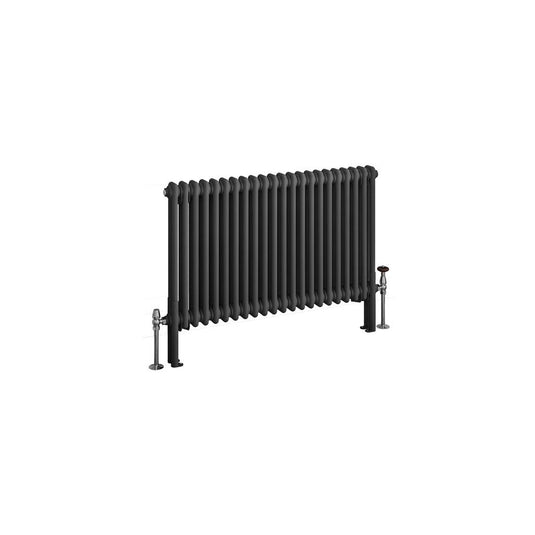 Eastbrook Imperia 2 600 x 1010mm Column Radiator Matt Anthracite | 41.0398