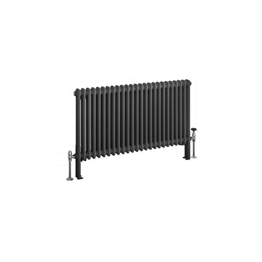 Eastbrook Imperia 2 600 x 1145mm Column Radiator Matt Anthracite | 41.0342