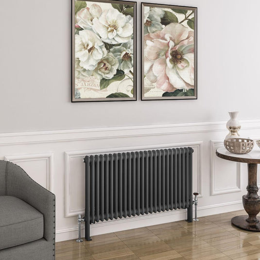 Eastbrook Imperia 2 600 x 1145mm Column Radiator Matt Anthracite | 41.0342