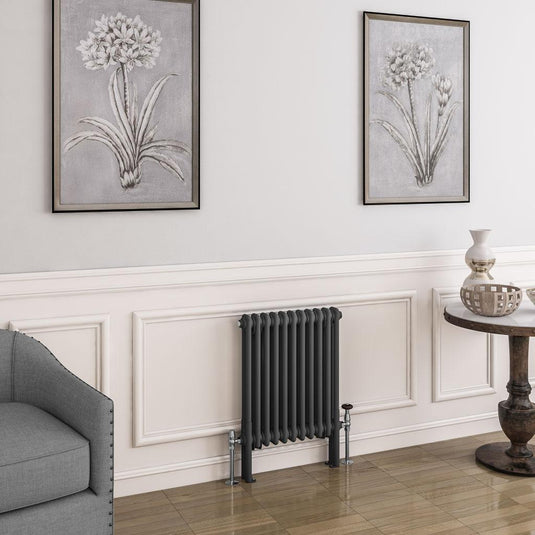 Eastbrook Imperia 2 600 x 515mm Column Radiator Matt Anthracite | 41.0396