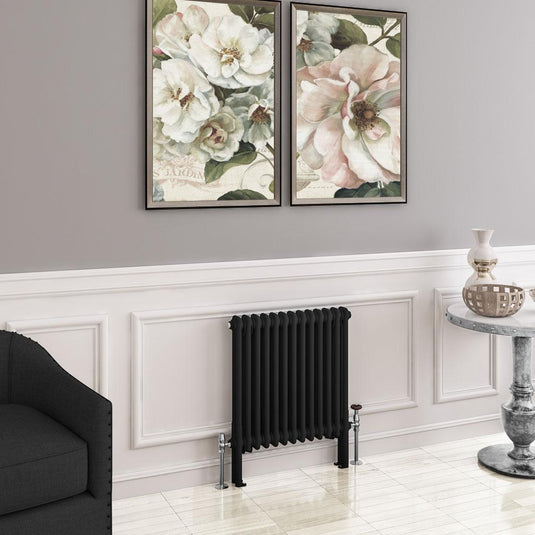 Eastbrook Imperia 2 600 x 605mm Column Radiator Matt Black | 41.0755