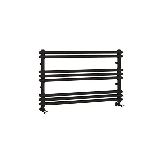 Eastbrook Imperia 2 612 x 1000mm Column Towel Multirail Matt Black | 41.0831