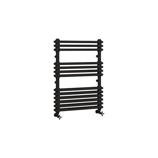 Eastbrook Imperia 2 832 x 600mm Column Towel Multirail Matt Black | 41.0835