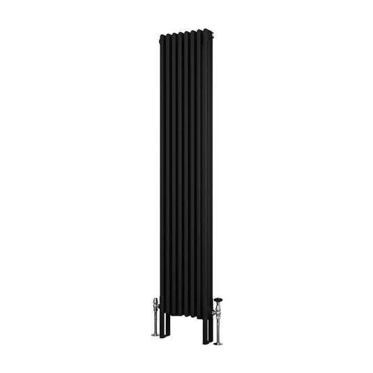 Eastbrook Imperia 3 1800 x 380mm Column Radiator Matt Black | 41.0776