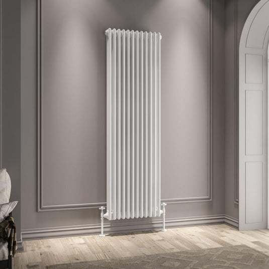 Eastbrook Imperia 3 1800 x 560mm Column Radiator Gloss White | 41.0974