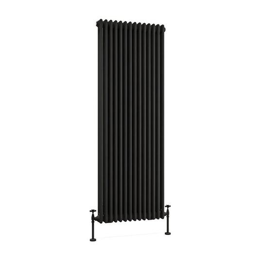 Eastbrook Imperia 3 1800 x 650mm Column Radiator Matt Black | 41.0984