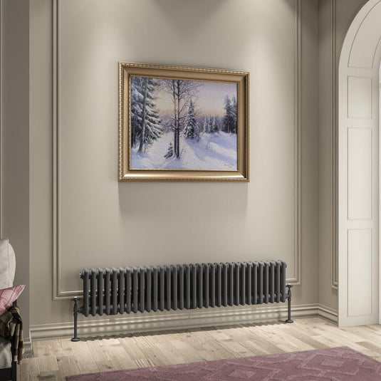 Eastbrook Imperia 3 300 x 1460mm Column Radiator Matt Anthracite | 41.0946