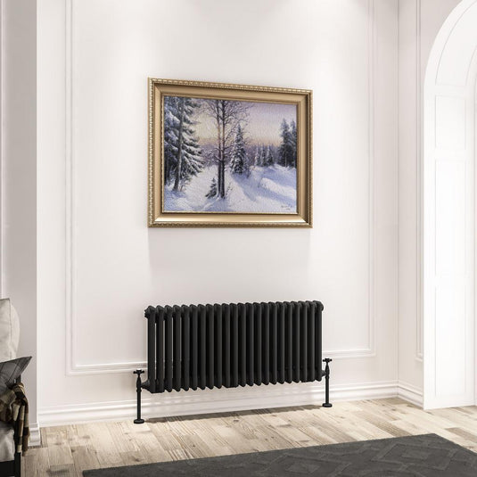 Eastbrook Imperia 3 450 x 1010mm Column Radiator Matt Black | 41.0964