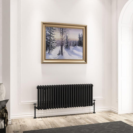 Eastbrook Imperia 3 450 x 1145mm Column Radiator Matt Black | 41.0965