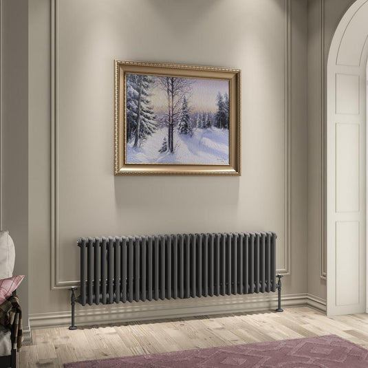Eastbrook Imperia 3 450 x 1460mm Column Radiator Matt Anthracite | 41.0961