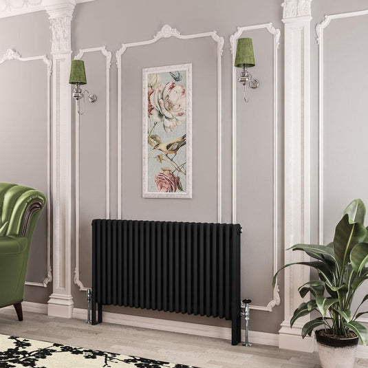 Eastbrook Imperia 3 600 x 1145mm Column Radiator Matt Black | 41.0773
