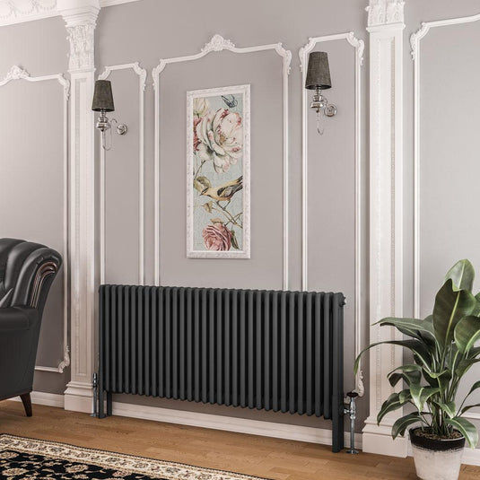 Eastbrook Imperia 3 600 x 1460mm Column Radiator Matt Anthracite | 41.0417