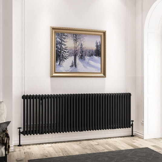 Eastbrook Imperia 3 600 x 1820mm Column Radiator Matt Black | 41.0972
