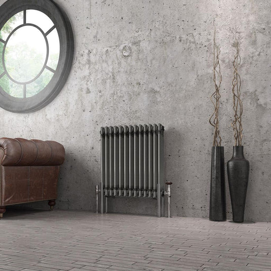 Eastbrook Imperia 3 600 x 605mm Column Radiator Bare Metal | 41.0424