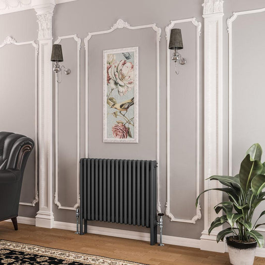 Eastbrook Imperia 3 600 x 830mm Column Radiator Matt Anthracite | 41.0353