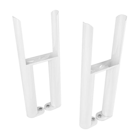 Eastbrook Imperia 3 Column Radiator Feet (Pair) Gloss White | 41.0359