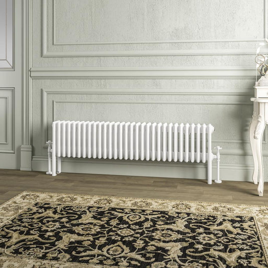 Eastbrook Imperia 4 300 x 1370mm Column Radiator Gloss White | 41.1033