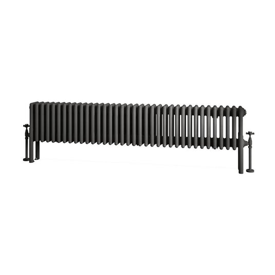 Eastbrook Imperia 4 300 x 1640mm Column Radiator Matt Anthracite | 41.1041