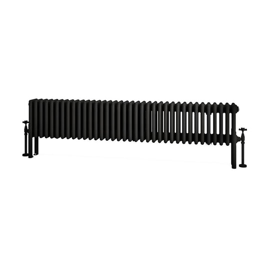 Eastbrook Imperia 4 300 x 1640mm Column Radiator Matt Black | 41.1047