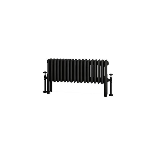 Eastbrook Imperia 4 300 x 830mm Column Radiator Matt Black | 41.1042