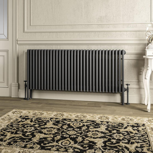 Eastbrook Imperia 4 600 x 1460mm Column Radiator Matt Anthracite | 41.1058