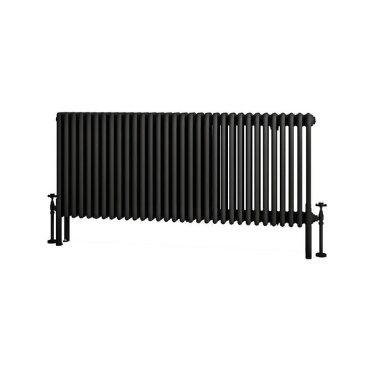 Eastbrook Imperia 4 600 x 1460mm Column Radiator Matt Black | 41.1064