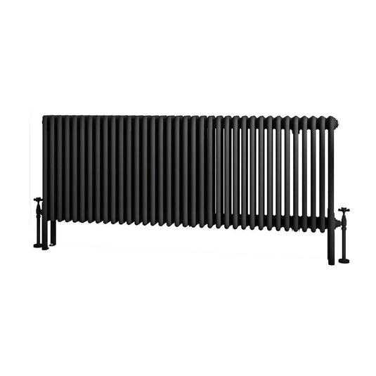 Eastbrook Imperia 4 600 x 1640mm Column Radiator Matt Black | 41.1065