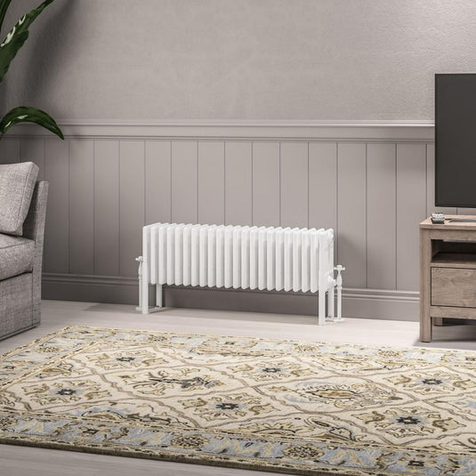 Eastbrook Imperia 6 300 x 1010mm Column Radiator Gloss White | 41.1070