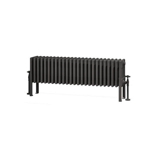 Eastbrook Imperia 6 300 x 1145mm Column Radiator Matt Anthracite | 41.1075
