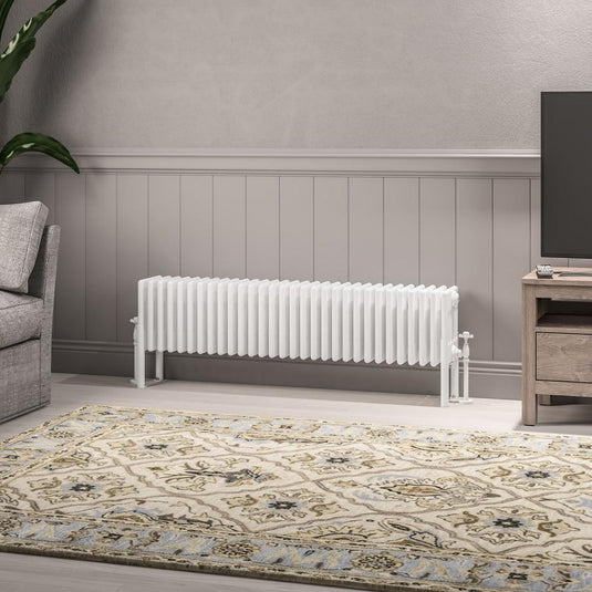 Eastbrook Imperia 6 300 x 1370mm Column Radiator Gloss White | 41.1072