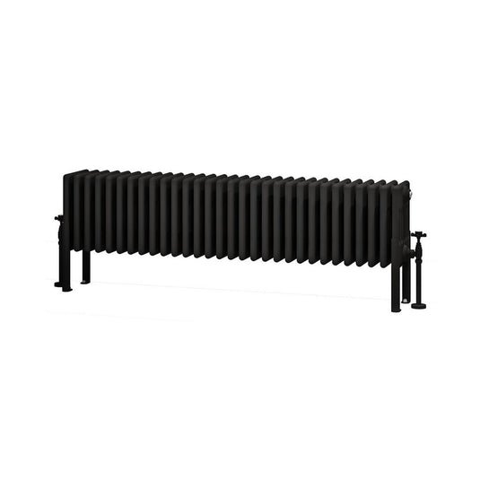 Eastbrook Imperia 6 300 x 1370mm Column Radiator Matt Black | 41.1080
