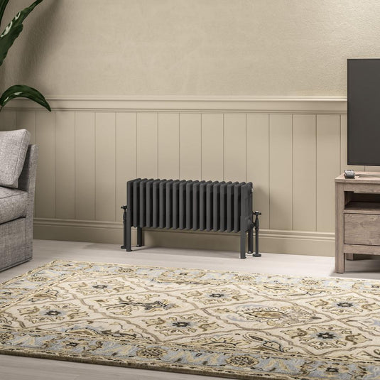Eastbrook Imperia 6 300 x 830mm Column Radiator Matt Anthracite | 41.1073