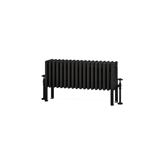 Eastbrook Imperia 6 300 x 830mm Column Radiator Matt Black | 41.1077