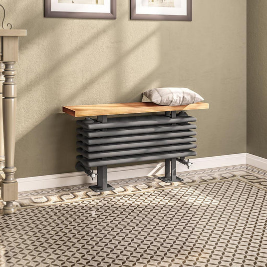 Eastbrook Imperia 6 480 x 850mm Column Bench Radiator Matt Anthracite | 41.1107