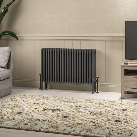 Eastbrook Imperia 6 600 x 1010mm Column Radiator Matt Anthracite | 41.1092
