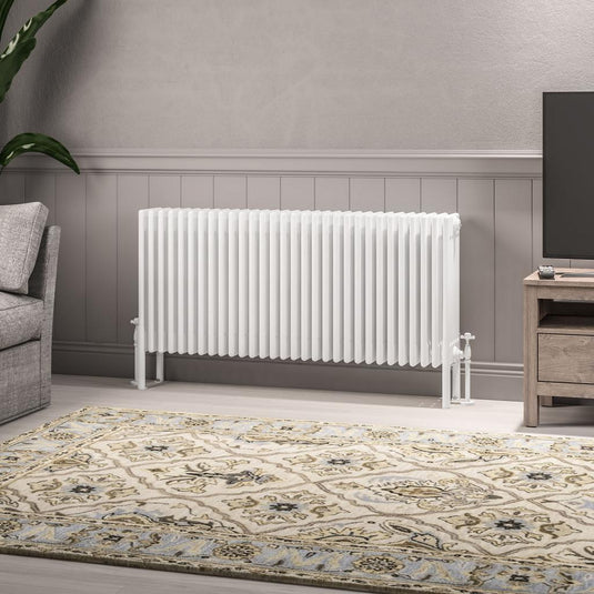 Eastbrook Imperia 6 600 x 1370mm Column Radiator Gloss White | 41.1086