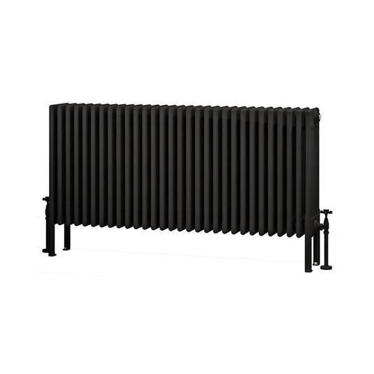 Eastbrook Imperia 6 600 x 1370mm Column Radiator Matt Black | 41.1102