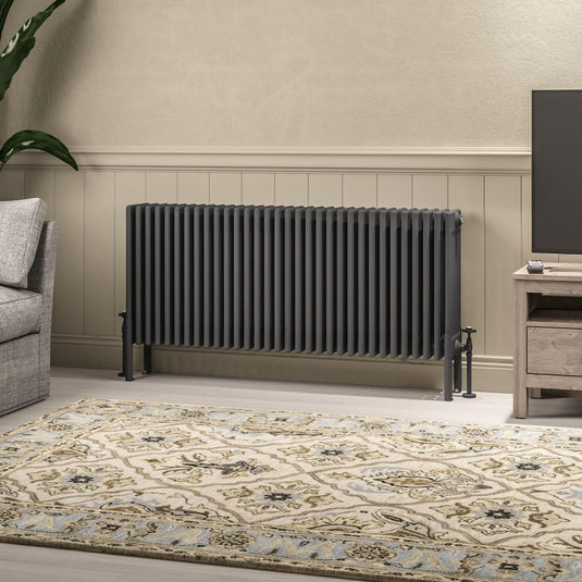 Eastbrook Imperia 6 600 x 1460mm Column Radiator Matt Anthracite | 41.1095
