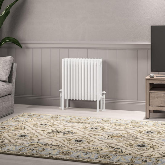 Eastbrook Imperia 6 600 x 605mm Column Radiator Gloss White | 41.1082