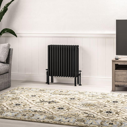 Eastbrook Imperia 6 600 x 605mm Column Radiator Matt Black | 41.1098
