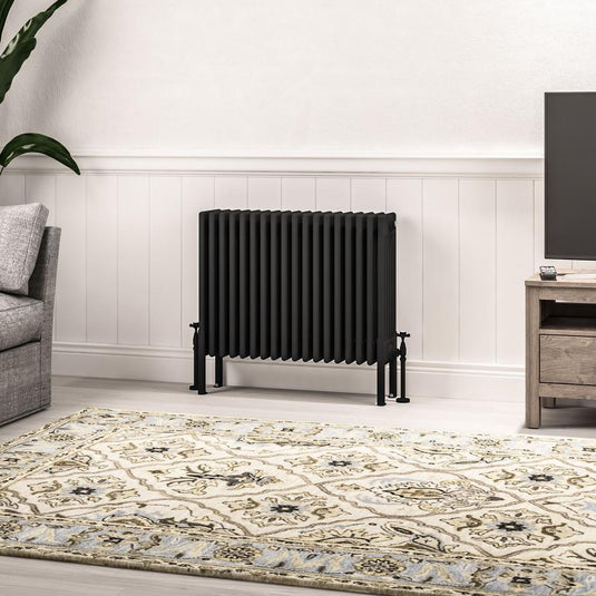 Eastbrook Imperia 6 600 x 830mm Column Radiator Matt Black | 41.1099