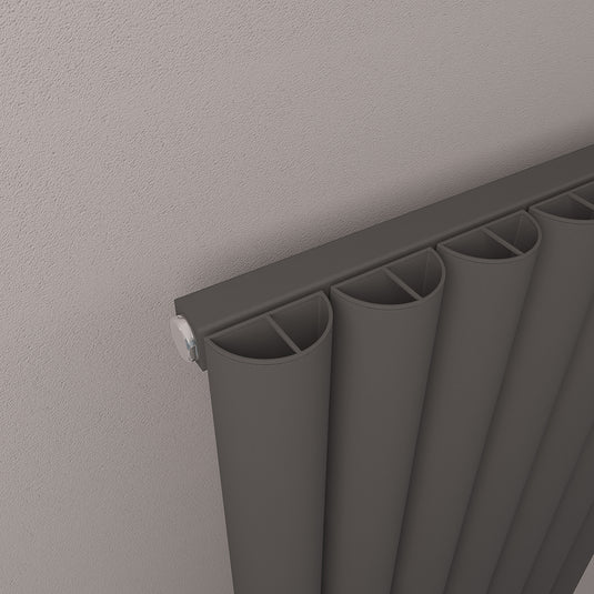 Eastbrook Kelmscott 1800 x 275mm Aluminium Radiator Matt Anthracite | 89.0261