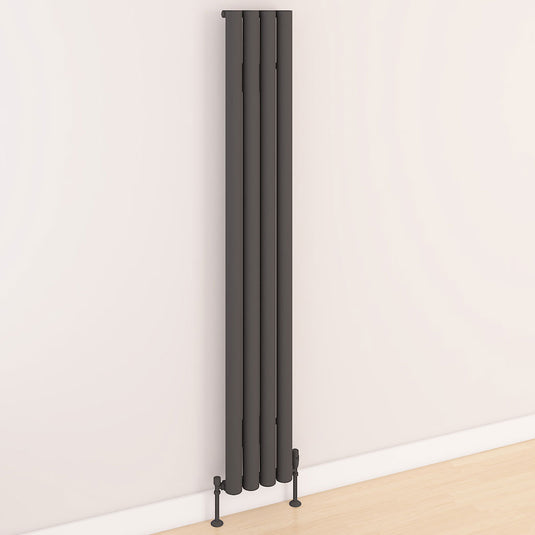 Eastbrook Kelmscott 1800 x 275mm Aluminium Radiator Matt Anthracite | 89.0261